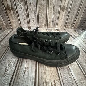 Converse‎ All Star Black Tennis Shoes Men's Size 4/Women's Size 6
